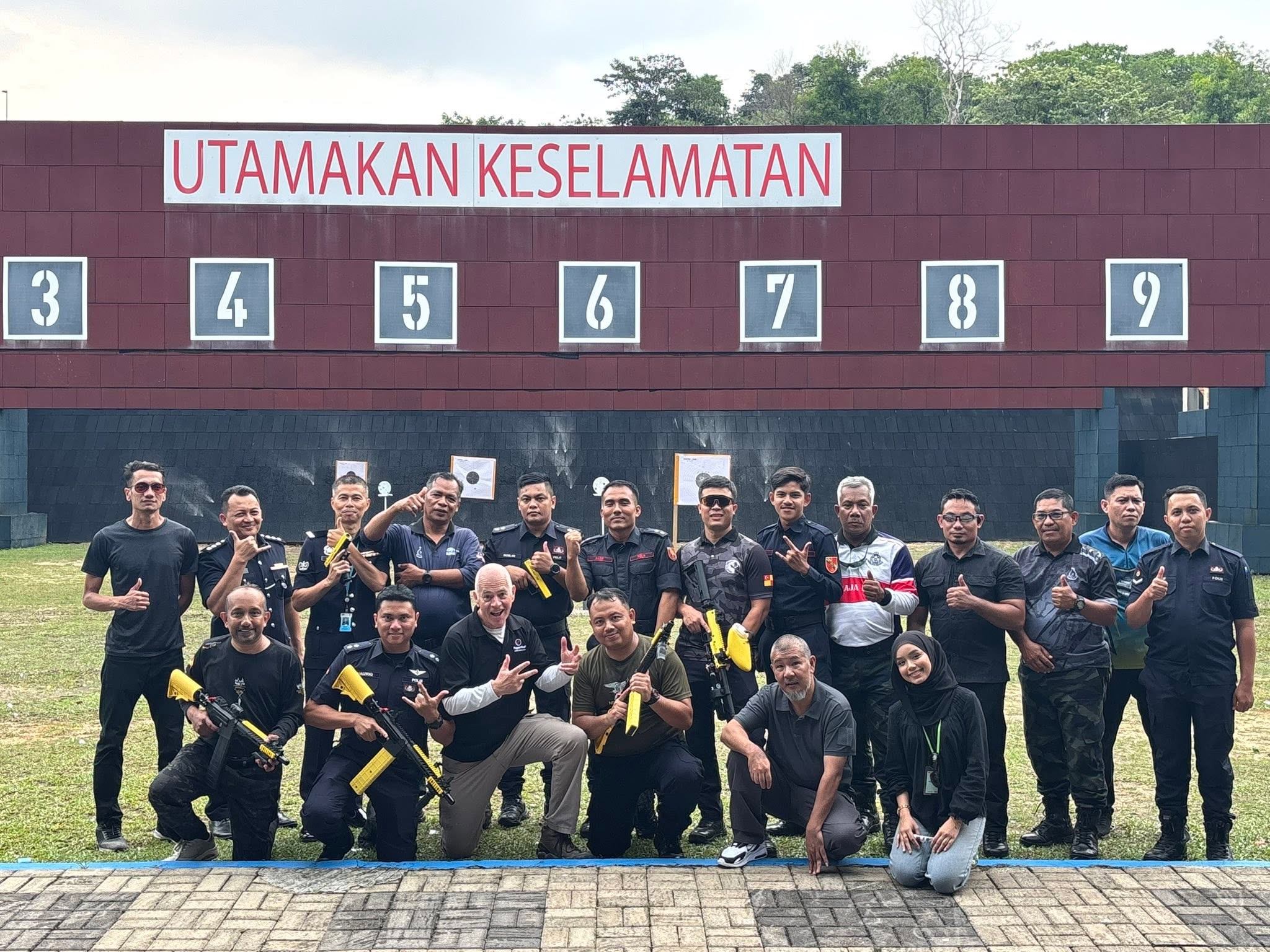 1st international Pepperball Training with POLIS DI RAJA MALAYSIA